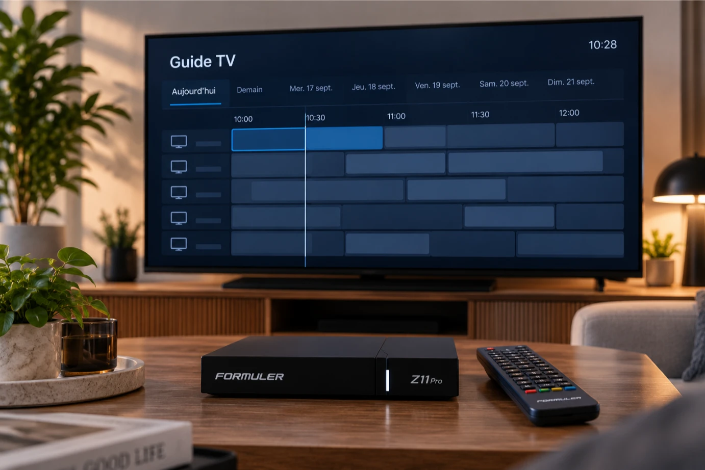 Guide TV EPG mis à jour sur Formuler